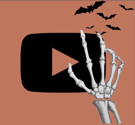 Fall Youtube Icon, Halloween App Icons Youtube, Halloween Discord Icon, Halloween Youtube Icon, Halloween Themed Wallpaper, App Icon Halloween, Widget Halloween, Halloween Phone Theme, Halloween Home Screen