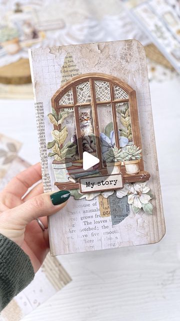 Lady E on Instagram: "Happy International Scrapbooking Day!!! Here cones the cover 🩶 I’m so excited about this album / journal. It turned out so beautiful 🥰 I’ll have a walkthrough video, page by page. …. @stamperia Secret Diary collection, check the bio for products ☺️ …. #stamperia #stamperiafriends #album #journal #journaling #handmadejournal #handmadealbum #papercrafts #papercraftinspirations #crafting" Scrapbook Albums Tutorial, Album Journal, Scrapbook Cover, Christmas Papers, Diary Covers, How To Make Scrapbook, Handmade Scrapbook, Secret Diary, Video Page