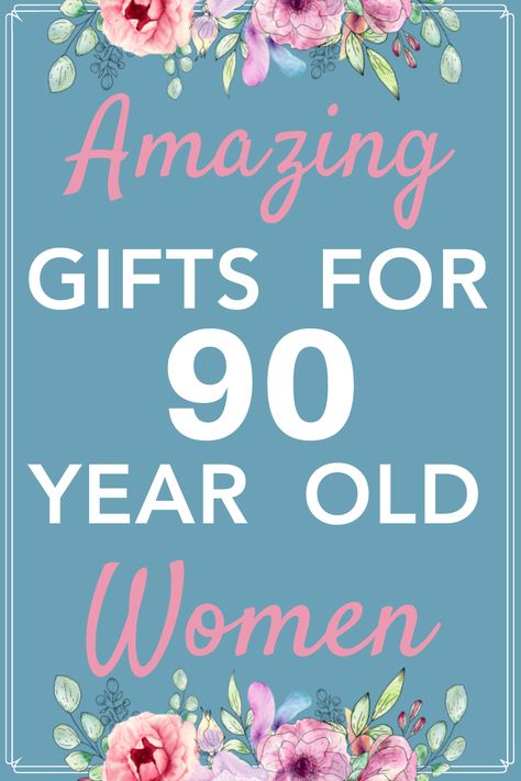 Our curated list of the 25 best 90th birthday gift ideas for women is filled with heartwarming surprises and cherished keepsakes. Click through to find a meaningful and memorable 90 year old woman birthday gift that will make her special day even more extraordinary. 90th Birthday Gifts For Women, Birthday Gifts For 90 Year Old Woman, 90 Year Old Birthday Party Ideas Mothers, 90 Th Birthday Gift Ideas, 90 Birthday Ideas, 90th Birthday Present Ideas, 90th Birthday Ideas Woman, 90th Birthday Gifts For Grandma, 90 Birthday Gift Ideas