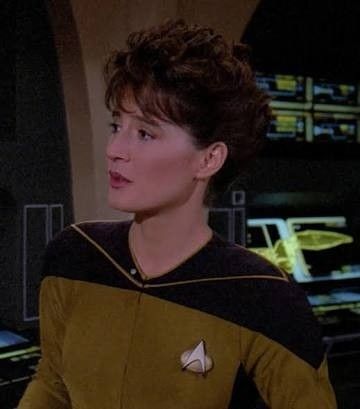 Ensign Clancy (Anne Elizabeth Ramsay) - TNG The Emissary Star Trek, A Woman, Actresses, Stars