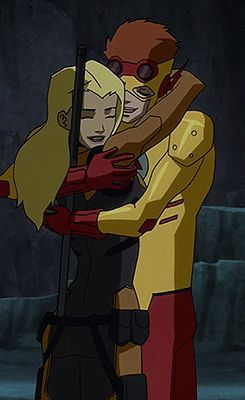 "We'll Talk Later, When We're Alone." Wally West Young Justice, Artemis Young Justice, Wally West And Artemis, Spitfire Young Justice, Young Justice League, Justice League Unlimited, Wally West, Kid Flash, Young Justice