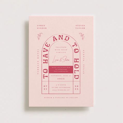 San Miguel Wedding Invitation Light Pink Color Palette, San Miguel Wedding, Wedding Invitations Light Pink, Pink Invite, Wedding Announcement Cards, Invite Design, Pink Color Palette, Wedding Bohemian, Vintage Font