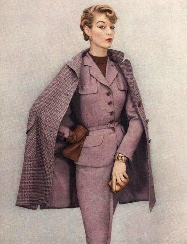 Carmen Dell'orefice, 1950s Vintage Fashion, Fashion 50s, Vintage Suit, Fifties Fashion, Look Retro, Fashion 1950s, Vintage Suits, Style Inspiration Fall