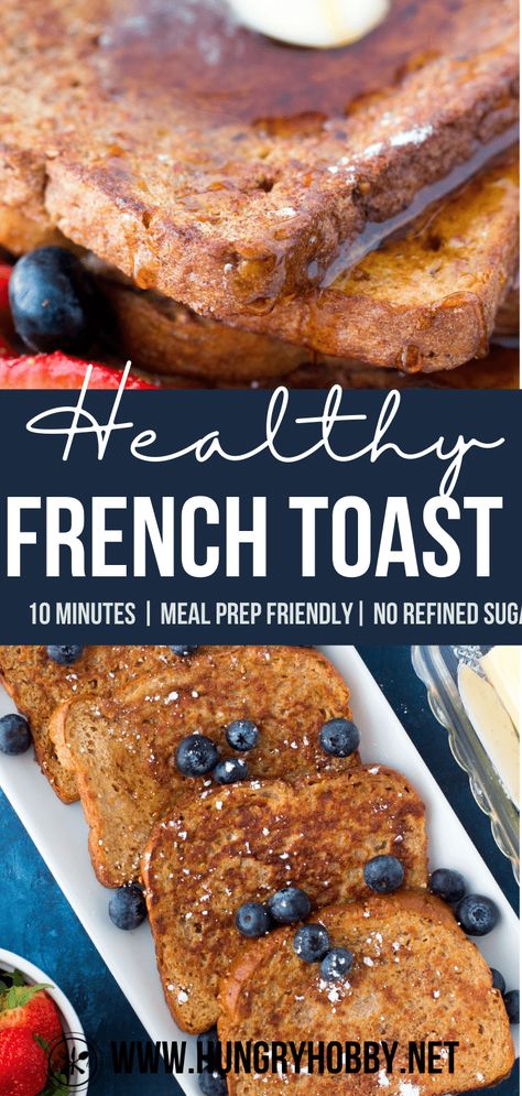 Mediterranean French Toast, Freezer Safe Meal Prep, Cholesterol Friendly Breakfast, Healthy Saturday Breakfast, Ezekiel Bread French Toast, Small Breakfast Ideas Healthy, Low Cal French Toast, Healthy Breakfast Recipes Low Calorie, Low Cholesterol Meal Prep