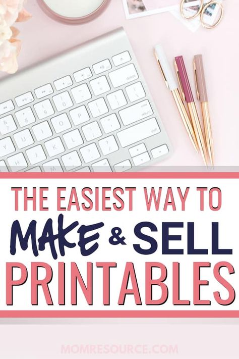 How To Make Printables To Sell Right Away - Making Printables To Sell Printables To Sell, Sell Printables, Selling Printables, Printable Products, Starting An Etsy Business, Business Hacks, Printable Business, Job Ideas, Business Startup