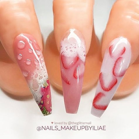 Pink Drink Nails, Pink Drink, Nails Now, Polygel Nails, Exotic Nails, Hot Nails, Fire Nails, Coffin Nails Designs, Pretty Acrylic Nails