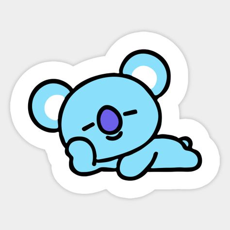 Bts Sleeping, Koya Bt21, Rj Bt21, Pop Stickers, Line Friends, Coloring Pages To Print, Paper Crafts Diy Tutorials, Cricut Creations, Bts Fanart