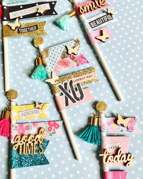 Diy Embellishments, Scrapbook Embellishments Diy, Paper Lanterns Diy, Maggie Holmes, Embellishment Diy, Card Embellishments, Crate Paper, Candy Cards, Diy Tags