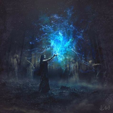 Magic Forest, Magic Aesthetic, Magic Powers, Fantasy Aesthetic, Night Art, Fantasy Inspiration, Fantasy Artwork, Dark Fantasy Art, Fantasy World