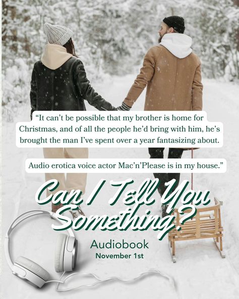 Fully obsessed with Hannah & Cameron and THAT window overlooking snowy ski slopes 👀 📖 Can I Tell You Something? by Holly June Smith out now on Amazon and KU. Coming to audiobook November 1st. ❄️ spịcy audio 🌽 star x his biggest fan 🛷 brother's best friend ❄️ forced to spend Christmas together 🛷 snowy alpine setting ❄️ sneaking around 🛷 A+ dirty talk ❄️ 🌶🌶🌶 🛷 short and sweet at 200-ish pages Art by @irdeinfierno 😘 Harry And Ginny First Kiss Book, A Winters Promise Book, Best Hockey Romance Novels, Brother's Best Friend, Christmas Together, November 1st, Ski Slopes, Short And Sweet, November 1