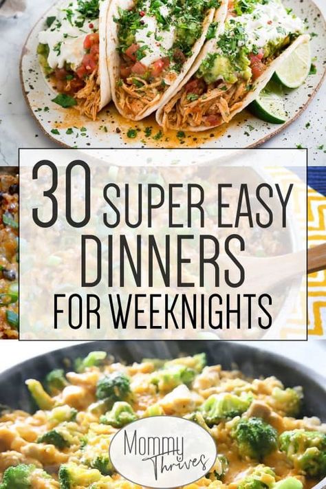 Weeknight Dinner Recipes For Family, Weeknight Dinner Recipes, Quick And Easy Dinner Ideas, Easy Meals For Two, Super Easy Dinner, Dinner Recipes For Family, Quick Easy Dinner, Dinner Recipes Easy Quick, Weeknight Dinner Recipe