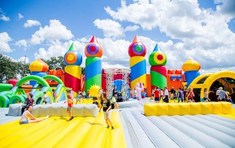 Big Bounce House, Big Bounce, Inflatable Obstacle Course, Bouncy House, Kids Things To Do, Parc D'attraction, Bouncy Castle, Ball Pit, Bounce House