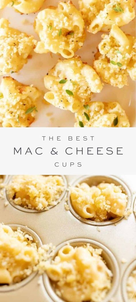 Mini Mac And Cheese Cups Appetizers, Mac And Cheese Mini Cups, Mac And Cheese Appetizers For Party, Mac And Cheese Cups Party, Valentines Hors D'oeuvres, Hors Devours Appetizers Easy, Savory Hors D’oeuvres, Baby Shower Hors D’oeuvres, Holiday Party Hors D’oeuvres