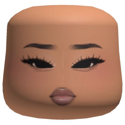 Roblox Roblox Makeup Faces, Cute Roblox Faces, Roblox Makeup, Makeup Cheeks, Roblox Baddie, Roblox Face, Better Makeup, Nose Drawing, Create An Avatar