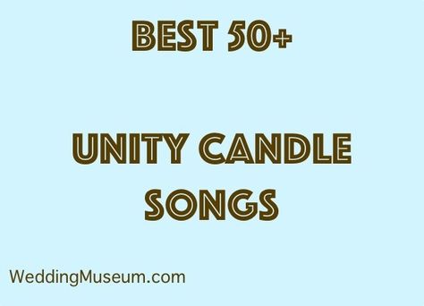 List of the best unity candle songs. Wedding Unity Candle songs celebrate the union of the bride and groom of two become one. Unity Song, Grooms Ideas, Line Dance Songs, Wedding Ceremony Unity Candle, Wedding Songs Reception, Wedding Song List, Wedding Ceremony Songs, Lit Songs, Wedding Ceremony Music