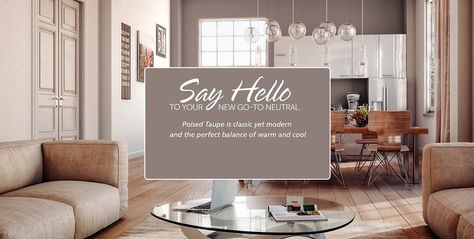 Color of the Year 2017 Poised Taupe Sherwin Williams, Taupe Sherwin Williams, Sherwin Williams Taupe, Sherwin Williams Poised Taupe, Taupe Rooms, Poised Taupe, Good Living Room Colors, Mattress Room, Bedroom Paint Colors Master