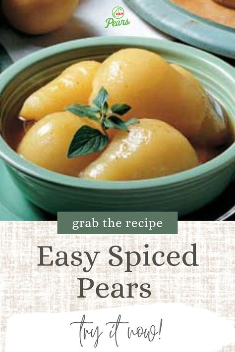 Poached Pairs Pear Recipes, D'anjou Pear Recipes, Poached Pears Recipe Easy, Anjou Pear Recipes, Pears Recipes Easy, Poached Pears Dessert, Asian Pear Recipes, Pear Recipes Easy, Spiced Pears