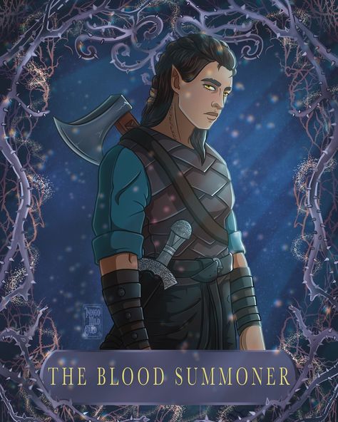 The Blood Summoner tarot card 🩸 The Mist Thief by @authorljandrews is a standalone within the world of The Ever Seas series releasing June 30th, 2024🎉 • • • #themistthief #faebooks #romanticfantasy #darkfantasyromance #darkfantasy #villaingetsthegirl #touchheranddie #enemiestolovers #fatedmates #forcedproximity #morallygreymen #vikings #norsemythology #faeromance #spicyfantasybooks #bookish #bookstagram #fairytaleretellings #book #fanart #booktok #fypシ #foryoupage #fy #fyp #bookfanart #the... Book Fanart, The Mist, Tarot Card, Vikings, Mist