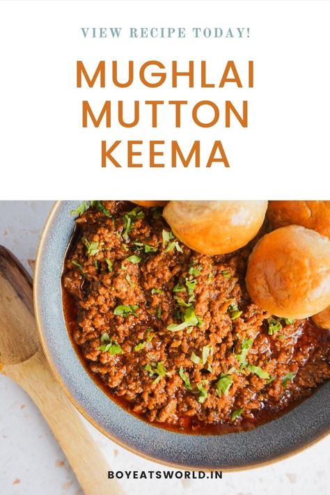 Mutton Keema Recipes Indian, Mughal Recipes, Mutton Keema Recipes, Mutton Keema, Keema Curry, Lamb Curry Recipes, Keema Recipe, Savory Snack Recipes, Keema Recipes