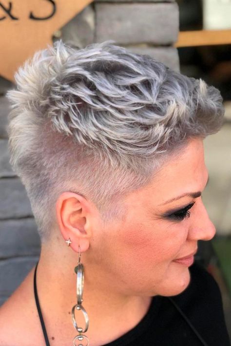 Perfect Short Haircuts For Older Women ★ Really Short Hair For Women, Short Hairstyles For Women Over 50 With Thick Hair, Edgy Short Hair Undercut, Short Pixie Hairstyles For Older Women, Shorts Haircuts For Women, Short Pixie Cuts For Older Women, Short Silver Hair Pixie Cuts Older Women, Short Hair For Older Women Over 60, Very Short Hair Edgy Pixie Hairstyles