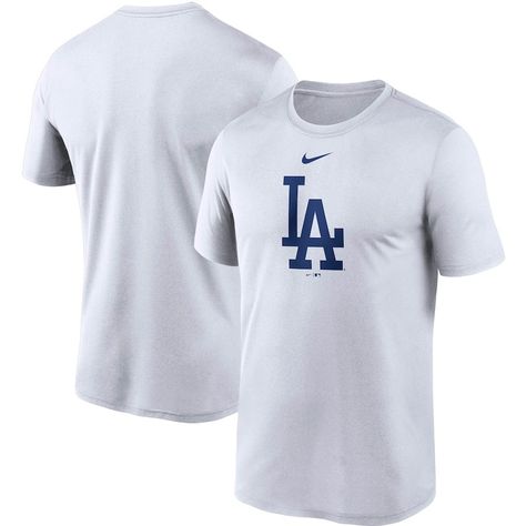 Legend Logo, Dodgers Shirt, Nike Crew Neck, Nike Tees, Nike White, Los Angeles Dodgers, Logo T Shirt, White Nikes, Nike Tops