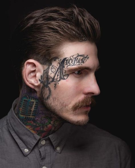 Growing Out Hair Men, Face Tattoo Men, New Hairstyles For Men, New Men Hairstyles, Trendy Mens Hairstyles, Cool Hair Designs, Growing Out Hair, Growing Your Hair Out, New Hairstyles