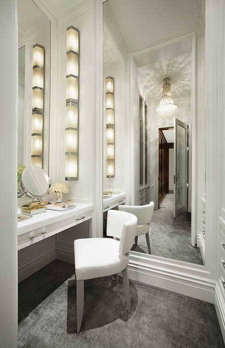 . Dressing Table Inspiration, Contemporary Closet, Closet Vanity, Dressing Room Closet, Vanity Room, Dream Closets, Table Inspiration, غرفة ملابس, Room Closet