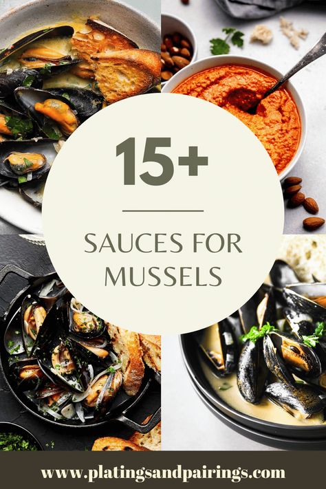 Sauces For Mussels, Garlic Parmesan Mussels, Mussel Sauce Recipe, Recipes For Mussels, Spicy Mussels Recipe, Canned Smoked Mussels Recipe, Mussels Appetizer Recipe, Mussel Dishes, Mussels Appetizer