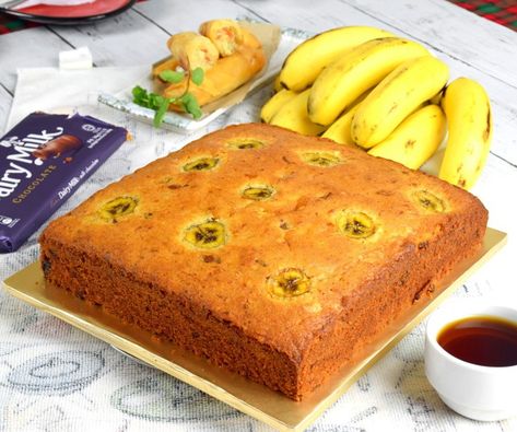 Barangan Banana Butter Cake, The Best Banana Cake, Banana Bread Recipe Easy Moist, Best Banana Cake, Butter Cakes, Banana Butter, Asian Cake, Resep Cake, Fruity Cake