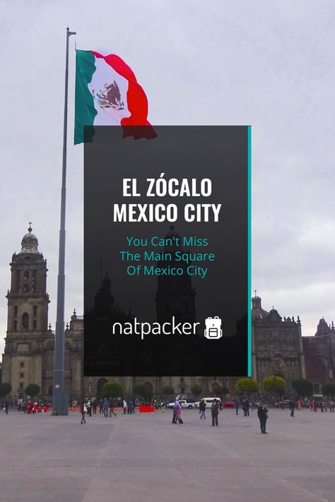 El Zocalo looking at the Cathedral with flag raised Explore Mexico, Packing List For Vacation, Mexico Destinations, Mexico Travel Guides, Mexico Resorts, México City, Visit Mexico, Mexico Vacation, American Travel