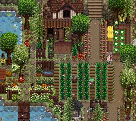 Stardew Valley Farm No Mods, Stardew Crops Layout, Stardew Valley Bee House Layout, Stardew Valley Meadowlands Farm Layout 1.6, Stardew Valley Chicken Coop, Stardew Valley Expanded Farm Layout, Stardew Valley Modded, Stardew Valley Farm Layout, Stardew Mods