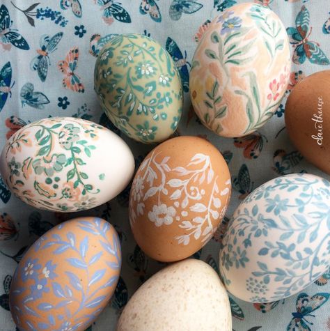 Clare Therese, Illustrator Pattern, Pysanky Eggs Pattern, Blown Eggs, Easter Egg Art, Painted Eggs, Pysanky Eggs, Easter Egg Designs, Easter Egg Crafts