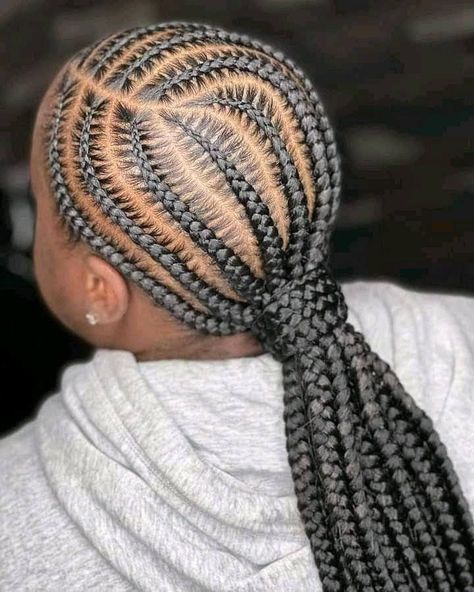 Medium Feed In Braids Cornrows, 4 Cornrows Braids Natural Hair, Cute Cornrow Ideas, Kids Cornrow Hairstyles Natural Hair For School, Kid Feed In Braid Styles, Braided Hairstyles Weave, Natural Cornrow Hairstyles For Black Women, Natural Cornrow Hairstyles For School, Simple Braided Styles