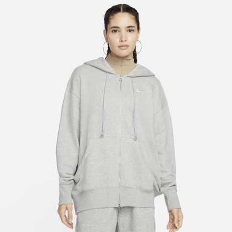 Nike Sportswear Phoenix Fleece, Chilly Morning, Nike Sportswear Women, Loungewear Luxury, Drinking Coffee, Oversize Hoodie, Full Zip Hoodie, Nike Sportswear, Fleece Hoodie