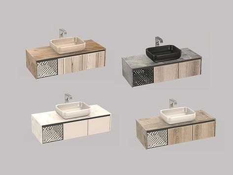 ung999's Bathroom Lusso - Sink Sims 4 Cc Objects Bathroom, Furniture Cc, Simulator Games, Sims 4 Kitchen, Resource Furniture, Die Sims 4, Cc Sims4, Mod Furniture, Sims 4 Bedroom