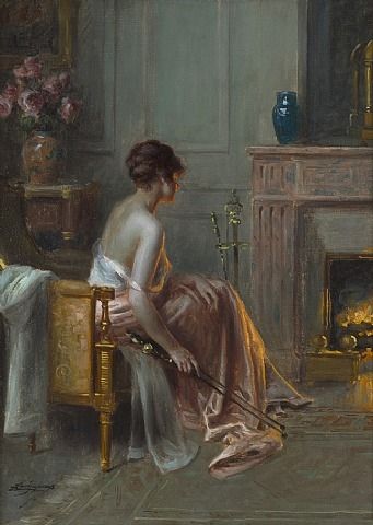 Delphin Enjolras  French Academic Painter - late 19th century  I want this house Delphine Enjolras, Delphin Enjolras, Academic Painting, Female Paintings, Painted Ladies, Woman Reading, Artwork Images, Wow Art, Art Installation