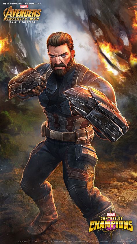 ArtStation - Captain America Wallpaper ( the infinity war version ), Charles Chen Ge Captain America Artwork, Ekko League Of Legends, Wallpaper Home Screen, Marvel Contest Of Champions, America Wallpaper, Marvel Games, Contest Of Champions, Captain America Wallpaper, Marvel Champions