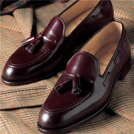 The Cavendish Tassel Loafer in Cordovan Best Sandals For Men, Gents Shoes, Tassel Shoes, Gentleman Shoes, Burgundy Shoes, Best Shoes For Men, Work Bench, Brown Shoes, Formal Shoes For Men