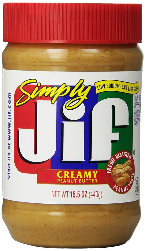 Jif Peanut Butter, Simply Jif, Creamy, 15.5 oz >>> See it now, it's a great product - Fresh Groceries No Bake Snack Recipes, Old Fashioned Potato Candy Recipe, Snack Recipes For Kids, Jif Creamy Peanut Butter, Peanut Butter Frosting Recipe, Jif Peanut Butter, Organic Cereal, Potato Candy, Peanut Butter No Bake