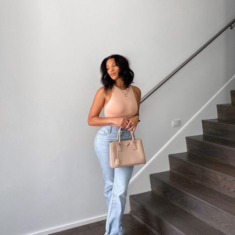 Alliyah Face, Black Success, Effortlessly Chic Outfits, Chic Outfits, White Jeans, New Look, Fashion Beauty, Street Style, Instagram Photos