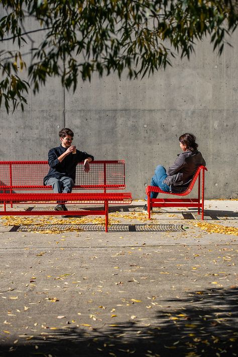 Munch | Vestre Street Furniture | Flickr Elegant Lounge, Bench Area, Urban Landscape Design, Public Seating, School Playground, Urban Furniture, Outdoor Seat, Gym Design, Street Furniture