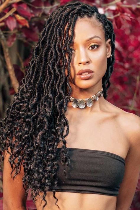 Afro Beauty, Long Hair Models, Kanekalon Hairstyles, Marley Hair, Faux Locs Hairstyles, Cute Box Braids Hairstyles, Pelo Afro, Locs Hairstyles, Goddess Braids