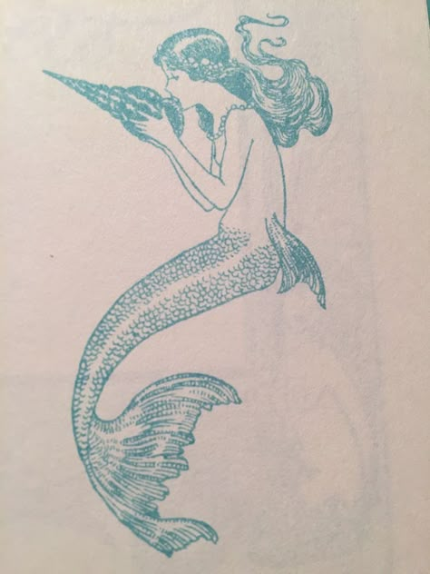 Vintage Mermaid Illustration, Mermaid Ethereal, Mermaid Illustration, Arte Peculiar, Mermaid Drawings, Mermaid Core, Mermaid Tattoo, Mermaid Aesthetic, Vintage Mermaid