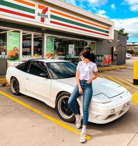 Sitting On Car Poses, Pose With Car, Jdm Vibes, Scene Reference, Car Pose, Car Portrait, Car People, Car Aesthetics, Car Pic