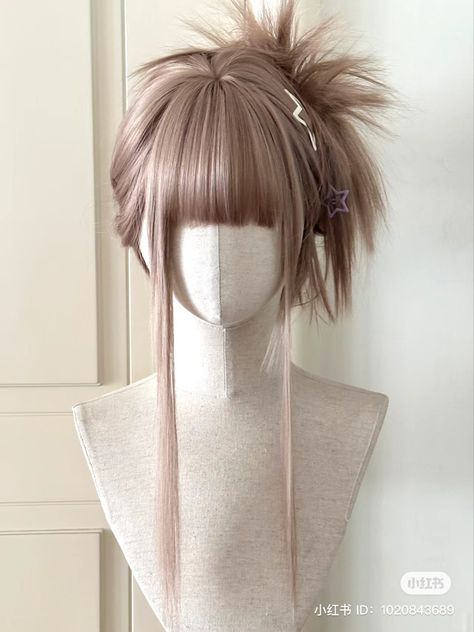 Yarn Wigs, Pretty Hair Cuts, Roblox Items, Outfit References, Y2k Hairstyles, Cosplay Hair, Kawaii Hairstyles, Fesyen Rambut, Hair Stylies