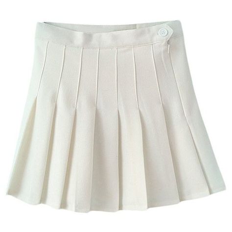 ISASSY School Skirt Girls Box Pleat Navy Uniform Pressure Pleated... ❤ liked on Polyvore featuring skirts High Waisted White Skirt, White Knee Length Skirt, School Skirt, White Pleated Skirt, White Clothes, High Waisted Pleated Skirt, High Rise Skirt, Women's Bottoms, Diy Clothing