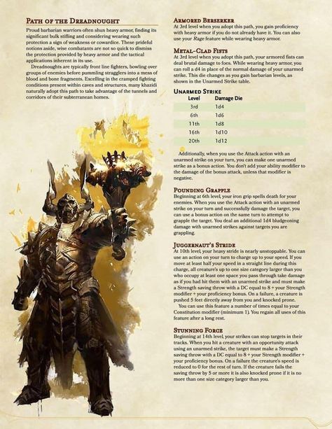 5e Barbarian Path, Dnd Berserker, 5e Classes, Dnd Barbarian, Homebrew Classes, Barbarian Dnd, Single Lonely, Dungeons And Dragons Rules, Dnd Stats