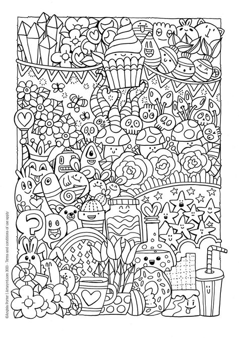 Zentangle Patterns Coloring Pages, Doodle Coloring Pages Free Printable, Coloring Pages For Adults Aesthetic, Graffiti Coloring Pages, Doodle Coloring Pages, Art Worksheets Printables, Coloring Christmas, Coloring Pages For Teenagers, Chest Tattoo Ideas