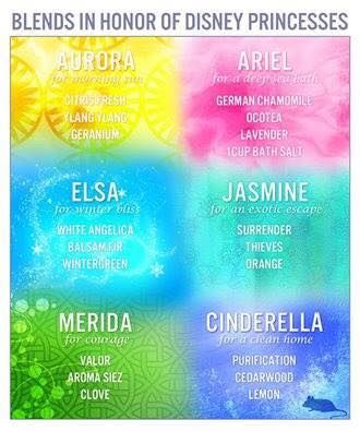 Disney princess essential oil blends Diy Defusers, Perfume Blends, Eo Blends, Disney Essentials, Doterra Diffuser Blends, Essential Oil Diffuser Blends Recipes, Young Living Essential Oils Recipes, Yl Essential Oils, Essential Oil Diffuser Recipes