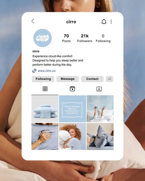 Cozy Instagram Feed, Sleep Branding, Company Instagram Post, Bagel Party, Cozy Branding, Instagram Grid Layout, Branding Aesthetic, Social Media Branding Design, Brand Aesthetic